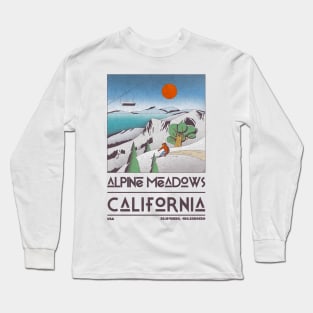 Alpine Meadows, California, USA Long Sleeve T-Shirt